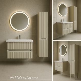 👏🏼Čistý design, praktické detaily a kvalita, která vydrží. Série Aria nabízí závěsné i volně stojící skříňky, tiché...